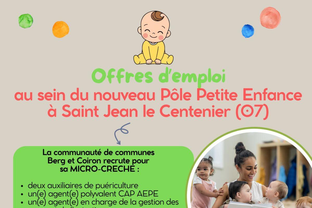 Offres d'emploi petite enfance